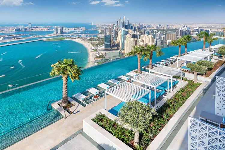 Hotels met mooie zwembaden: Address Beach Resort, Dubai