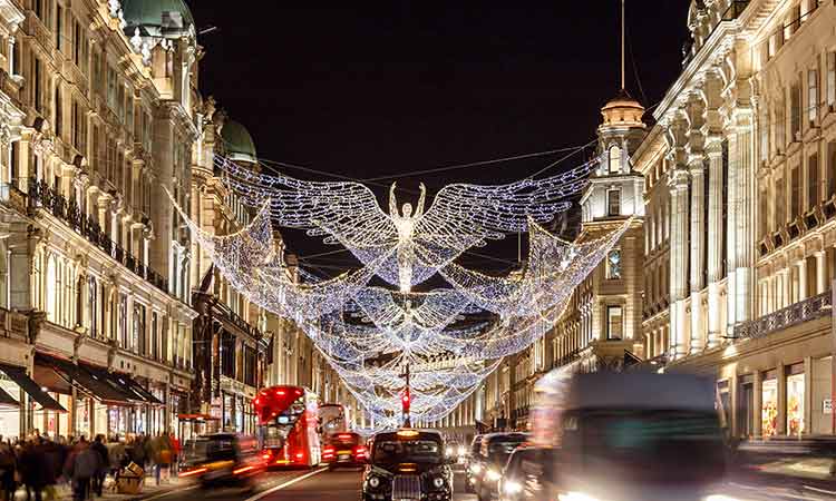 Kerst in Londen, Regent Street