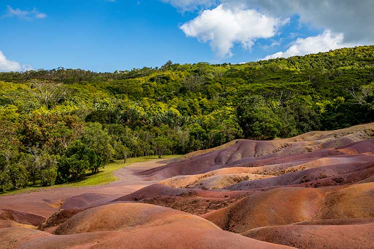 Wat te doen op Mauritius: seven coloured earth