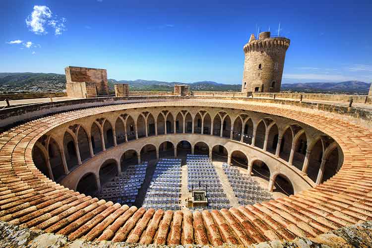 Elektrische fiets huren op Mallorca: Castel de Bellver