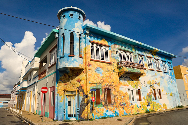Street art Curaçao: hoerenwijk Scharloo