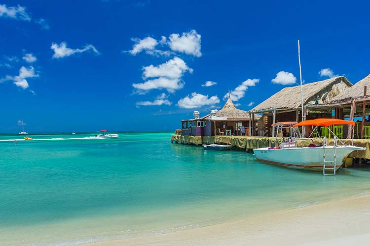 Zon in januari: Aruba