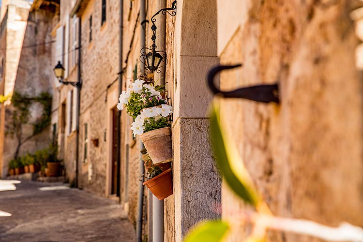 Valldemossa Mallorca: straat