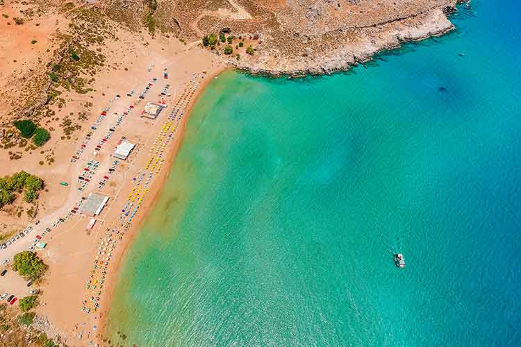 Mooiste stranden Rhodos: Agia Agathi