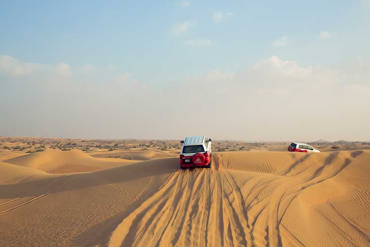 Jeepsafari in Dubai activiteit