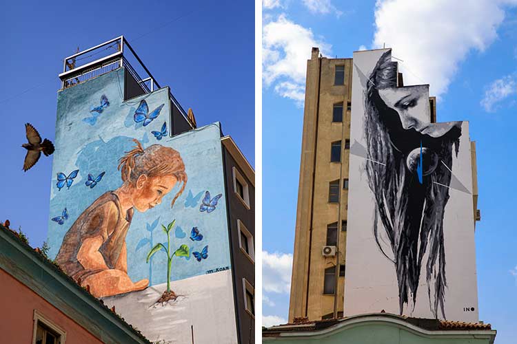 Street art Athene geschiedenis