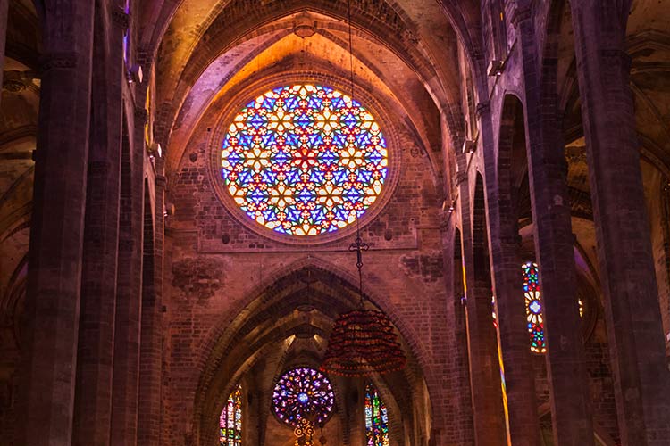 Raam van Kathedraal La Seu, Mallorca