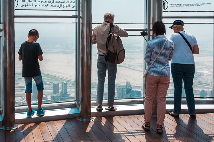 Burj Khalifa Dubai platform