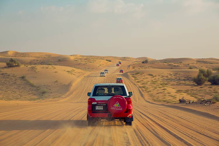 Reisgids Dubai: Jeepsafari