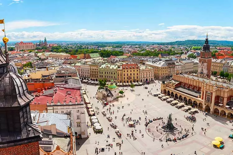 Goedkope citytrips Europa; Krakau