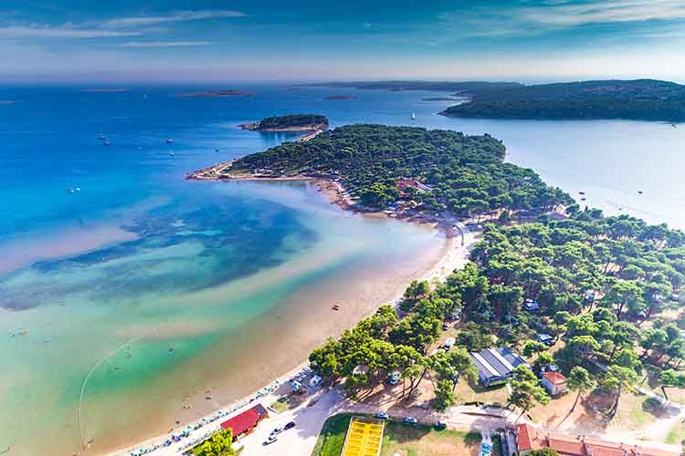 Mooiste badplaatsen Kroatië: Medulin
