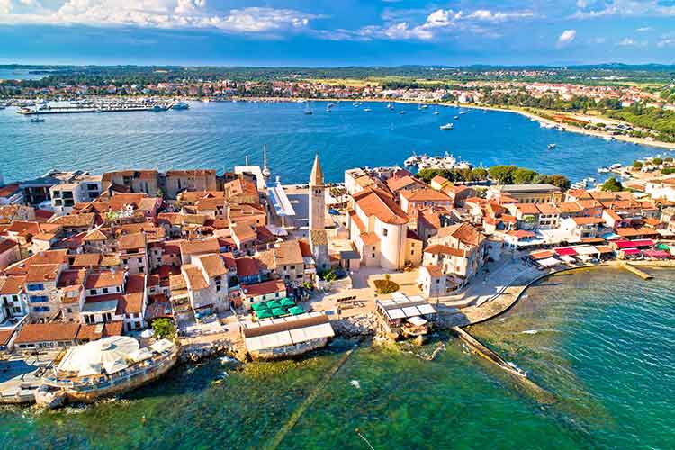 Mooiste badplaatsen Kroatië: Umag