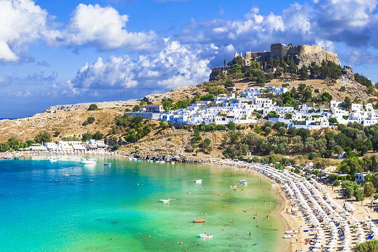Leukste badplaatsen Griekenland: Lindos