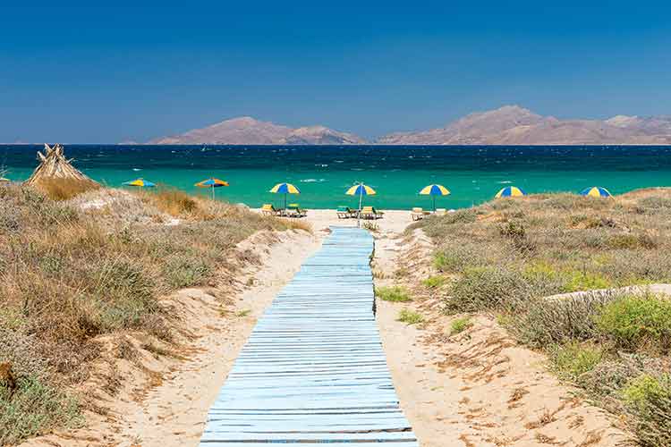 Kos met kinderen: strand