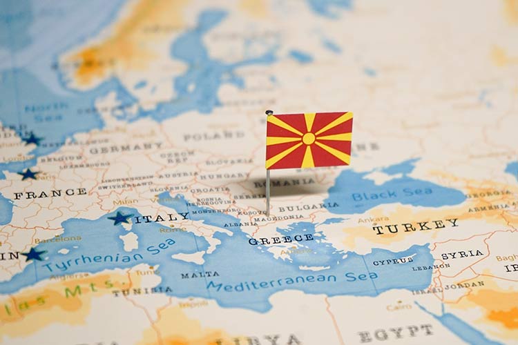Vakantie Macedonië: kaart