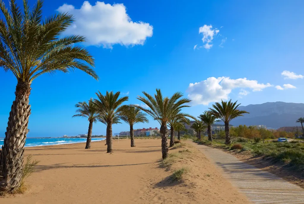 Dénia stranden Spanje