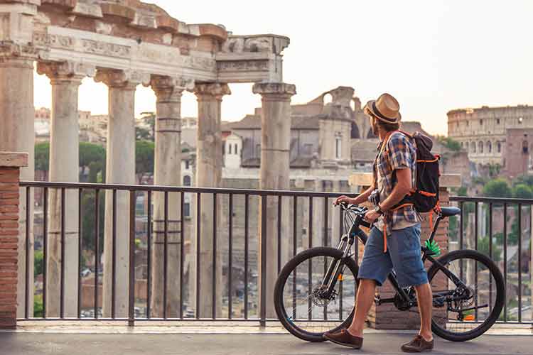 Fietsen in Rome: Forum Romanum