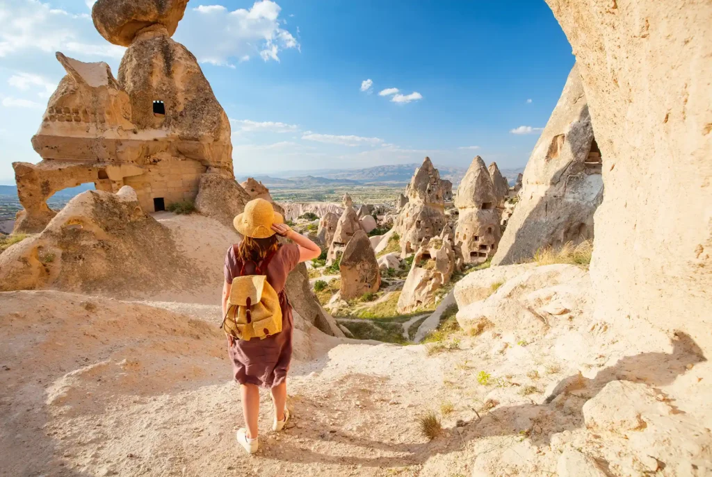 Cappadocië ballonvaart Turkije: feeënschoorstenen