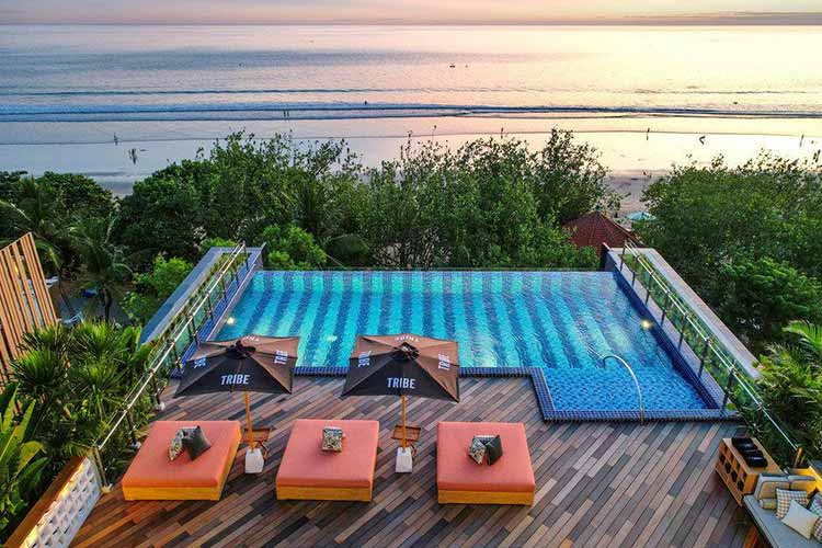 Mooiste hotels Bali: Tribe Bali Kuta Beach