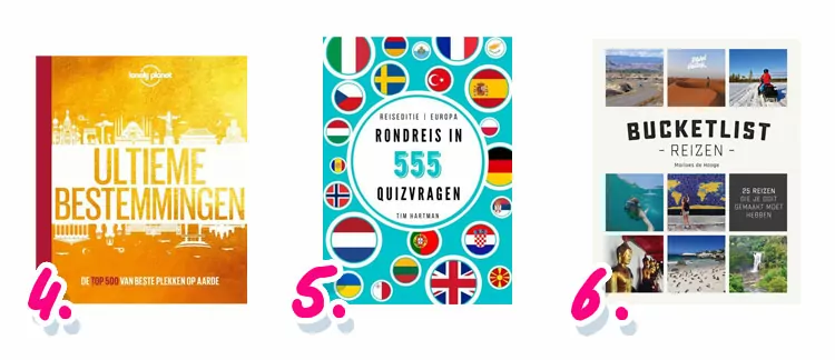 Kerstcadeau reisboeken