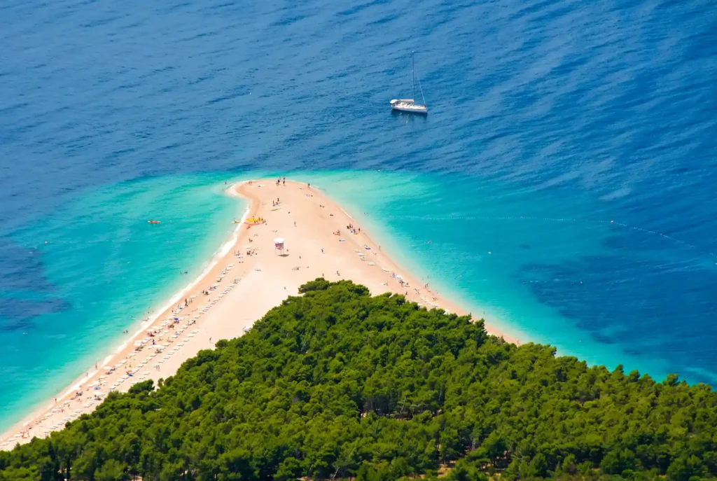 Zlatni Rat Kroatië: actief