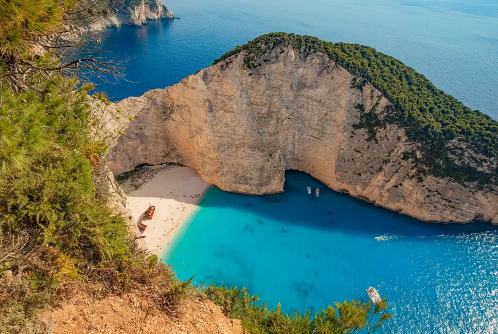 Bezienswaardigheden Zakynthos: scheepswrak Navagio Beach