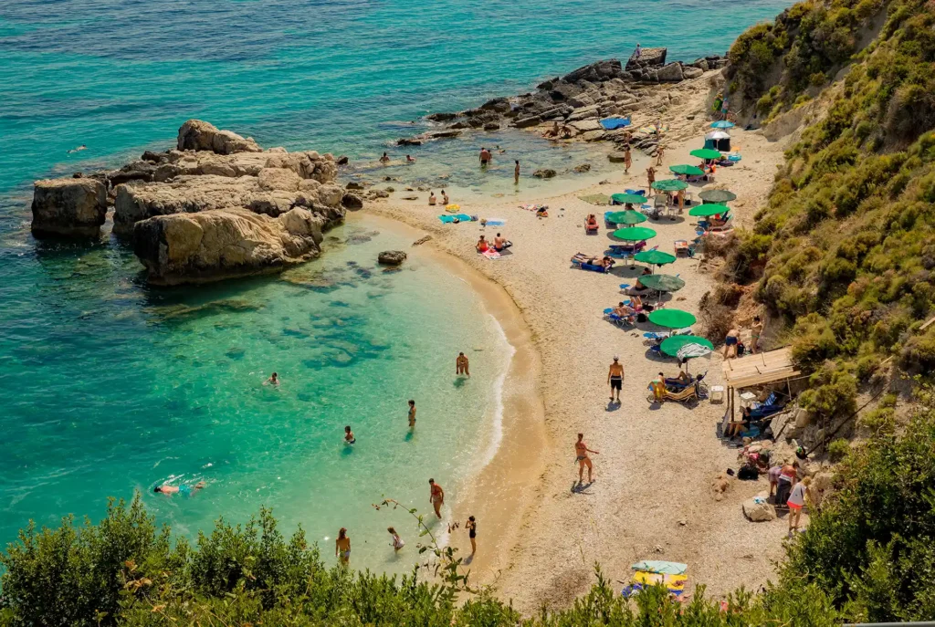 Bezienswaardigheden Zakynthos: Xigia Beach