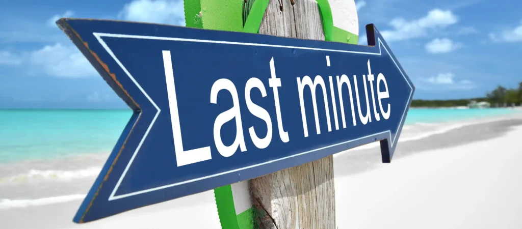 Tips last minute vakantie boeken