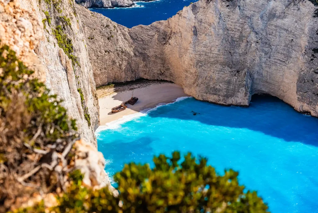 Mooiste stranden Zakynthos: Shipwreck Beach